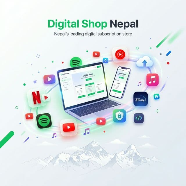 Digital Shop Nepal premium subscriptions